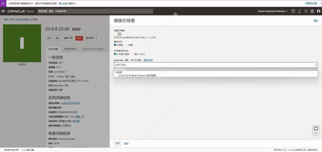 甲骨文云Oracle Cloud官方重装系统/官方救砖教程-图12